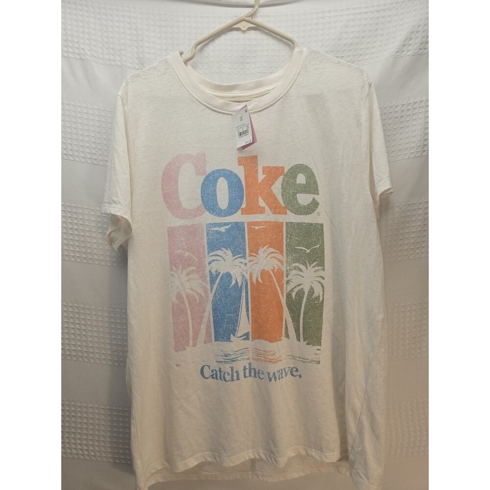 Coca Cola Tshirt Unisex Size XXL Short Sleeve Graphic Tee Coke Crew Neck 6837